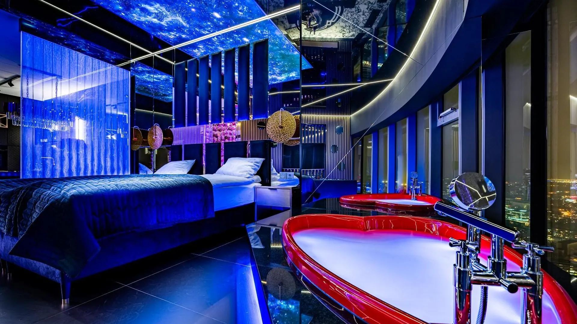 Apartamenty Sky Tower Z Jakuzzi Przy Oknie Wroclaw Poland