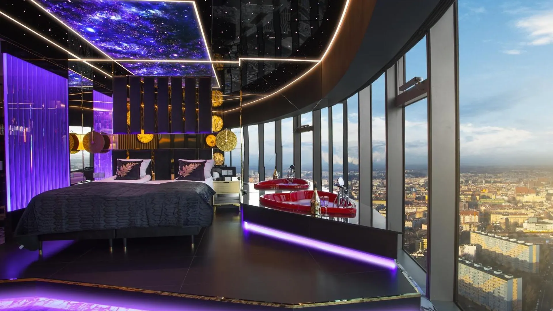 Apartamenty Sky Tower Z Jakuzzi Przy Oknie Wroclaw Apartment