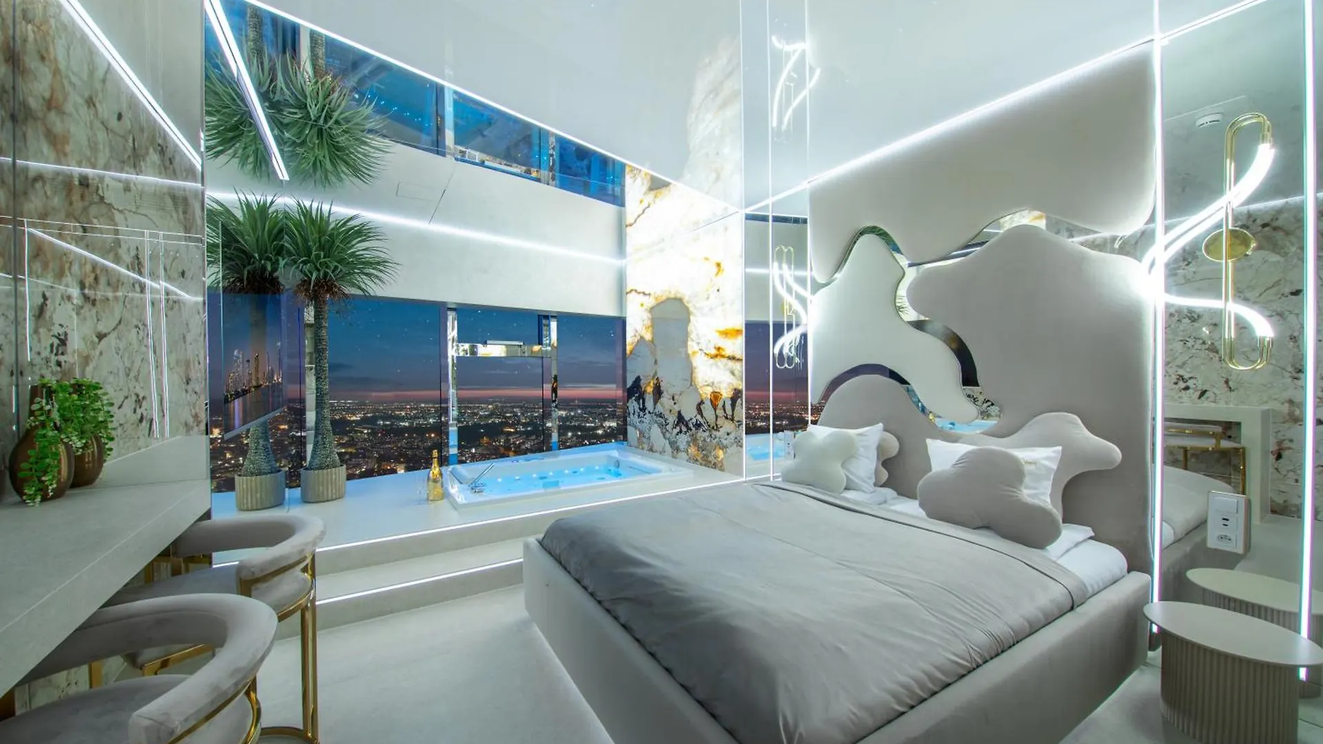 Apartamenty Sky Tower Z Jakuzzi Przy Oknie Wroclaw Apartment